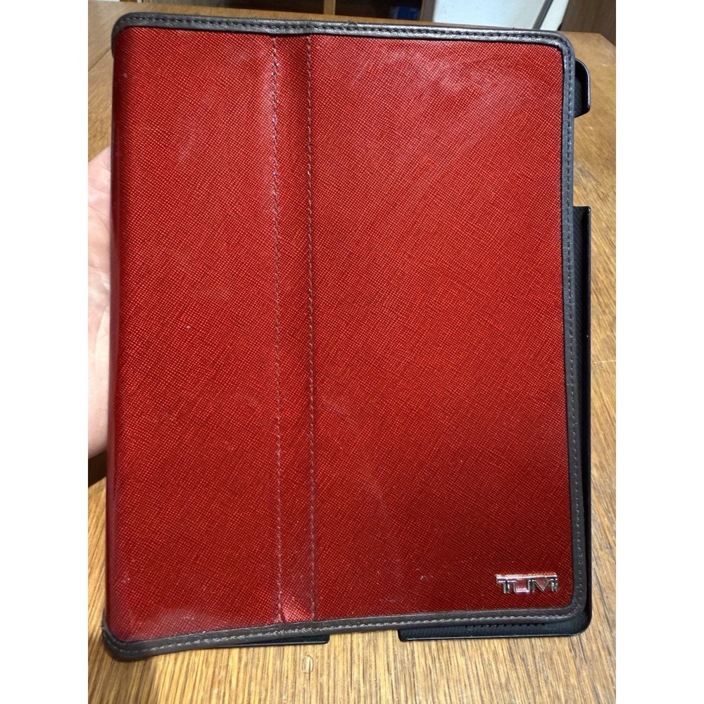 TUMI Red Folio Case Cover For Apple iPad 2 3 4 9.7" Tablet Stand Case